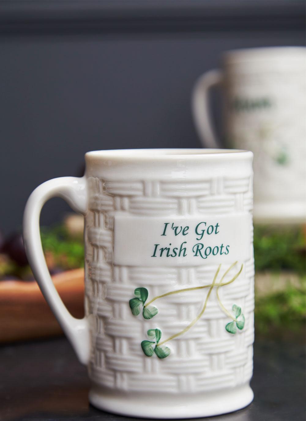 Belleek | Irish Roots Mug | Blarney