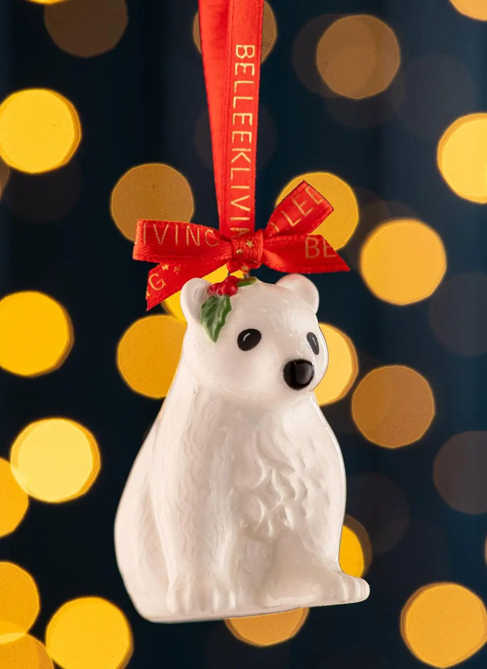 Polar Bear Cub Mini Ornament