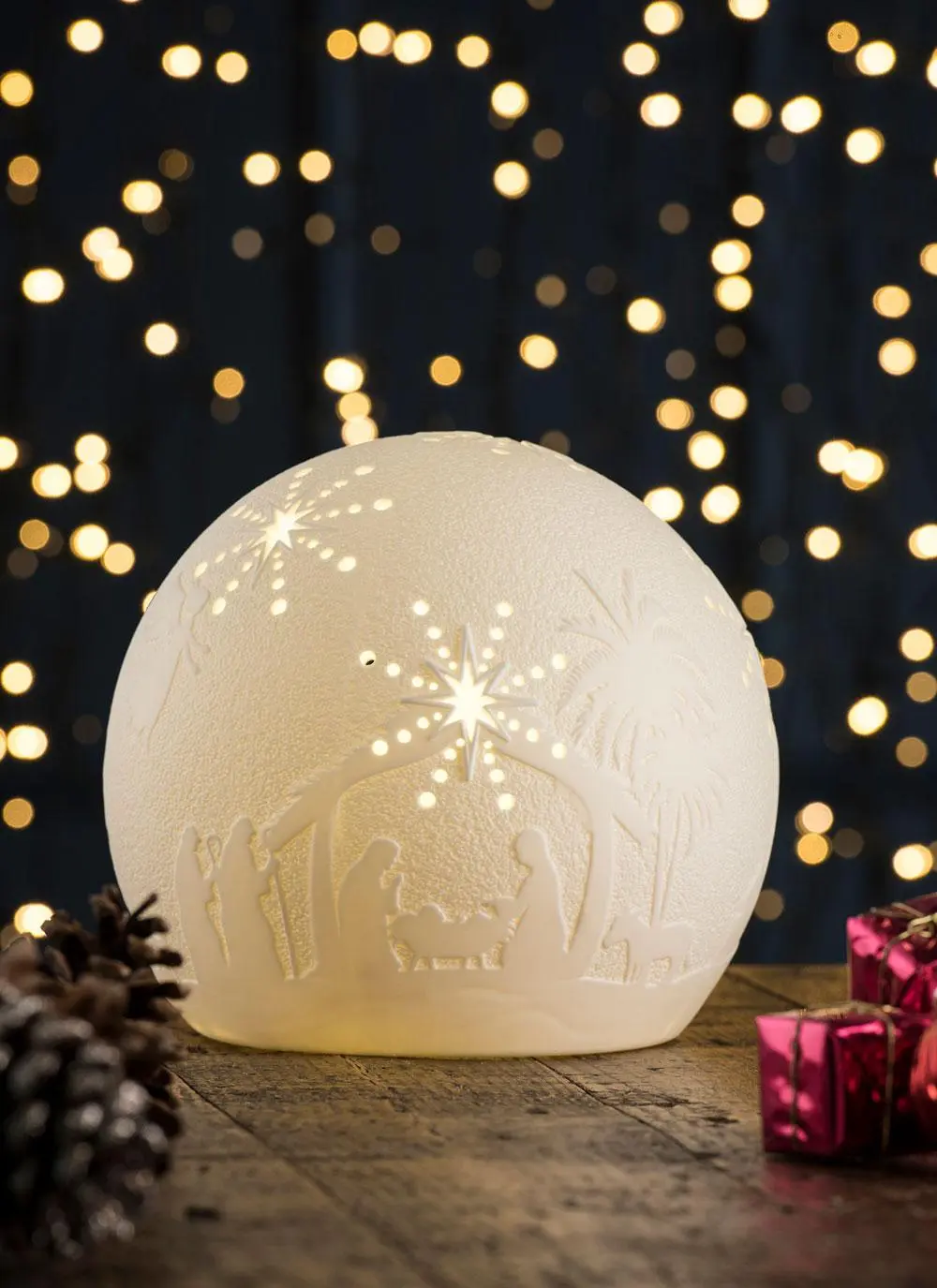 Nativity Globe LED Light