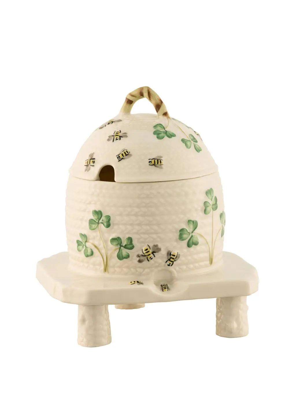 Shamrock Honey Pot & Stand