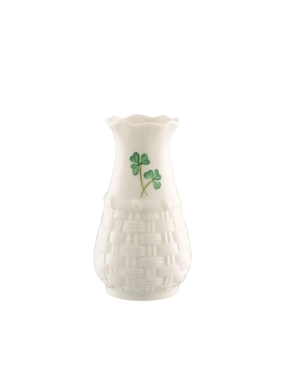 Belleek Weave 4'' Vase