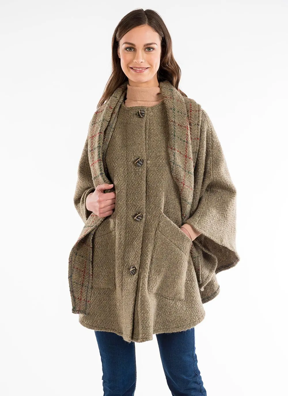 Lisa Gorse Check Cape