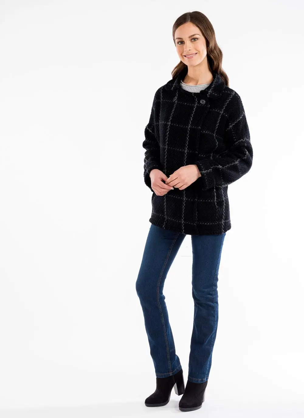 Sarah Double Breasted Car Coat