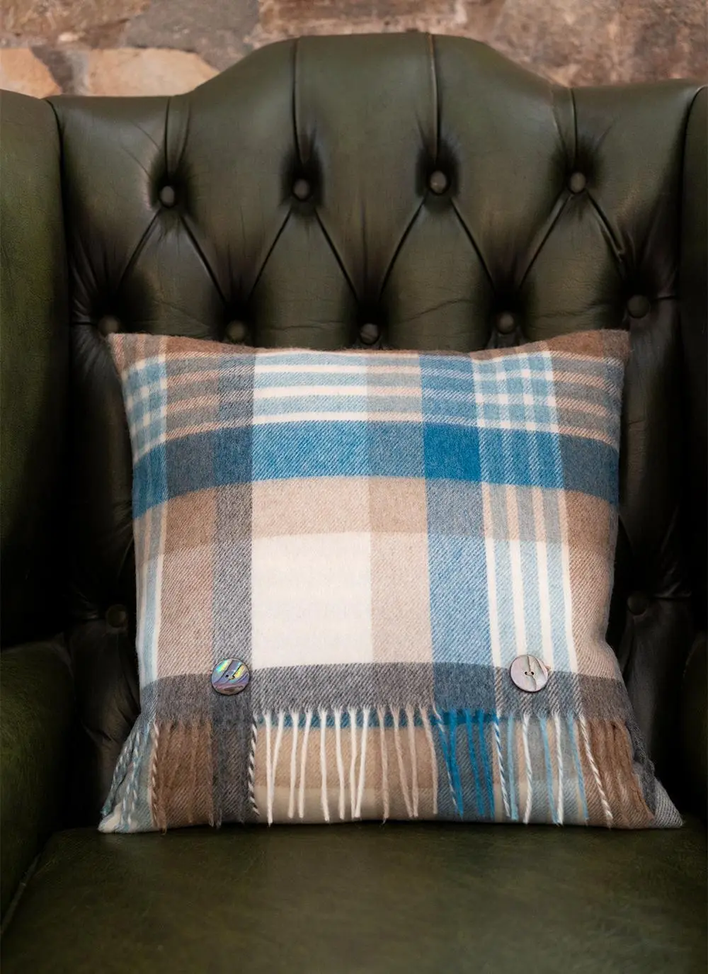 Melbourne Stripe Lambswool Cushion