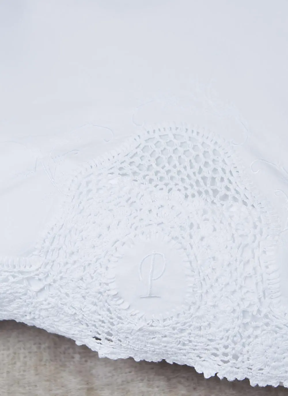 Blarney Monogram Housewife Pillowcase - P