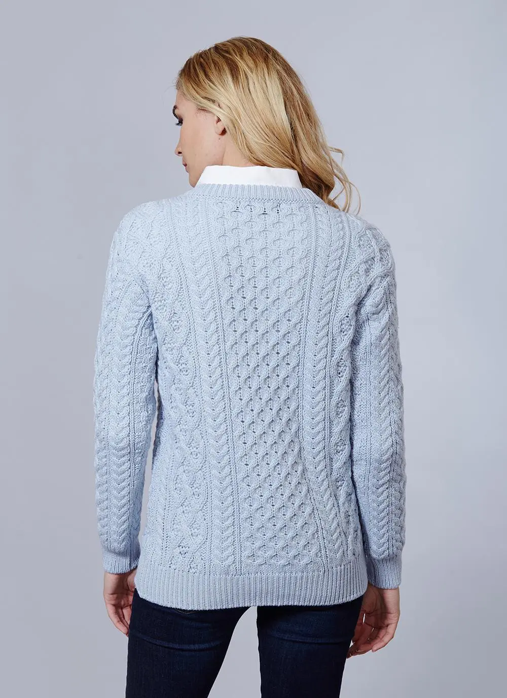 Blasket Honeycomb Stitch Aran Sweater