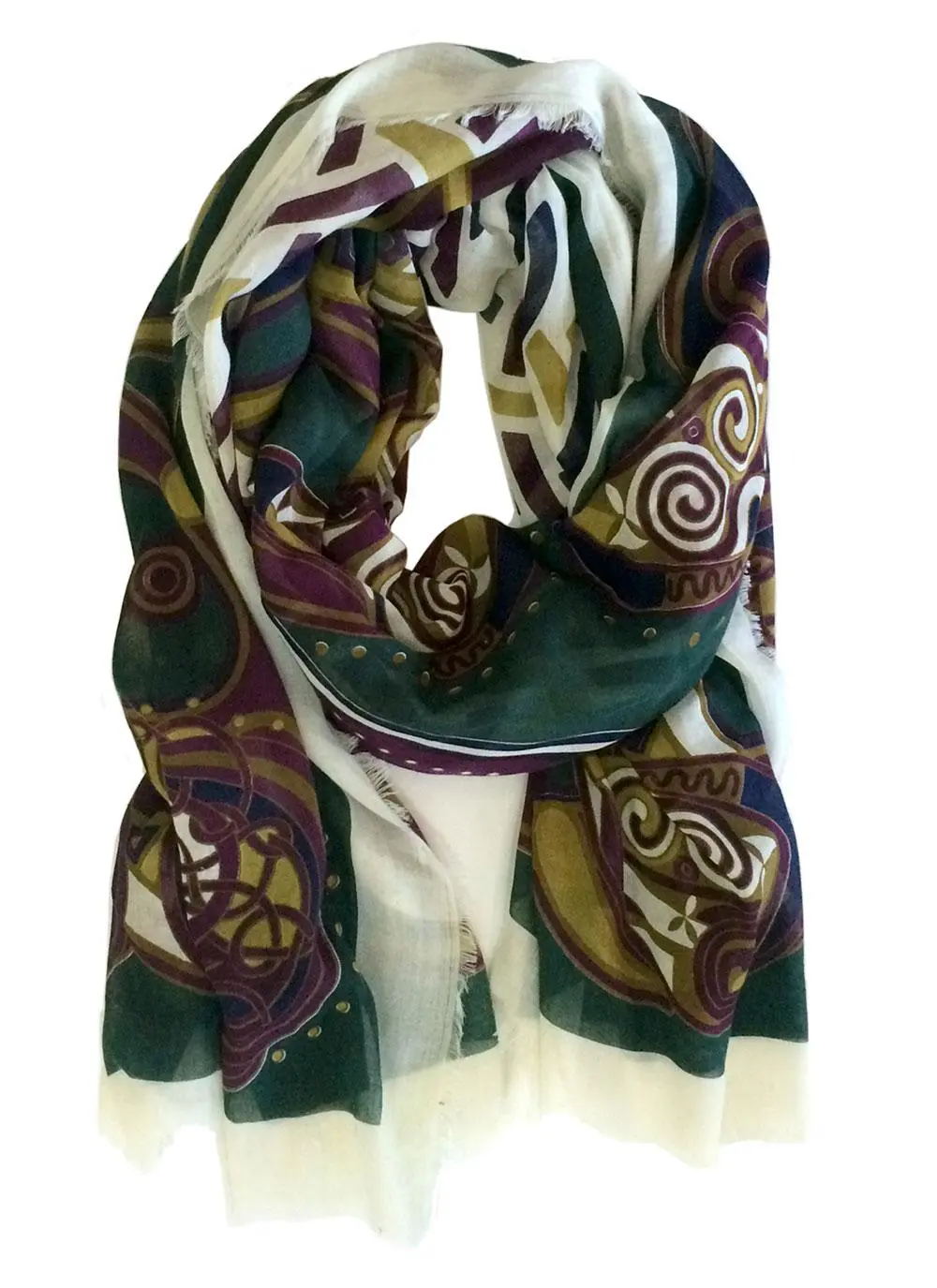 Celtic Scarf Purple Multi
