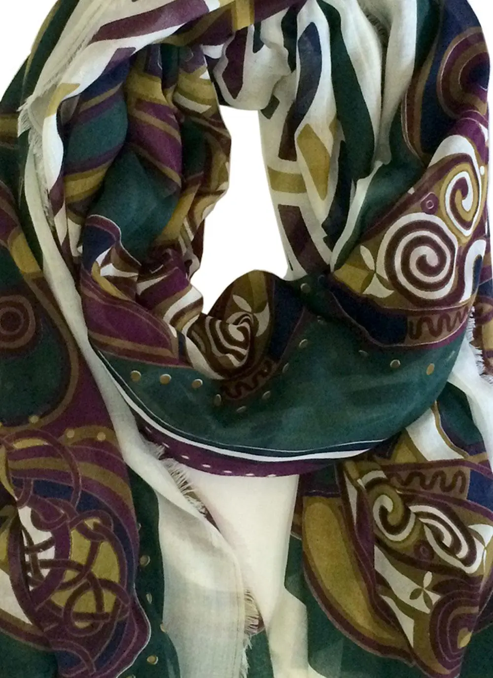 Celtic Scarf Purple Multi