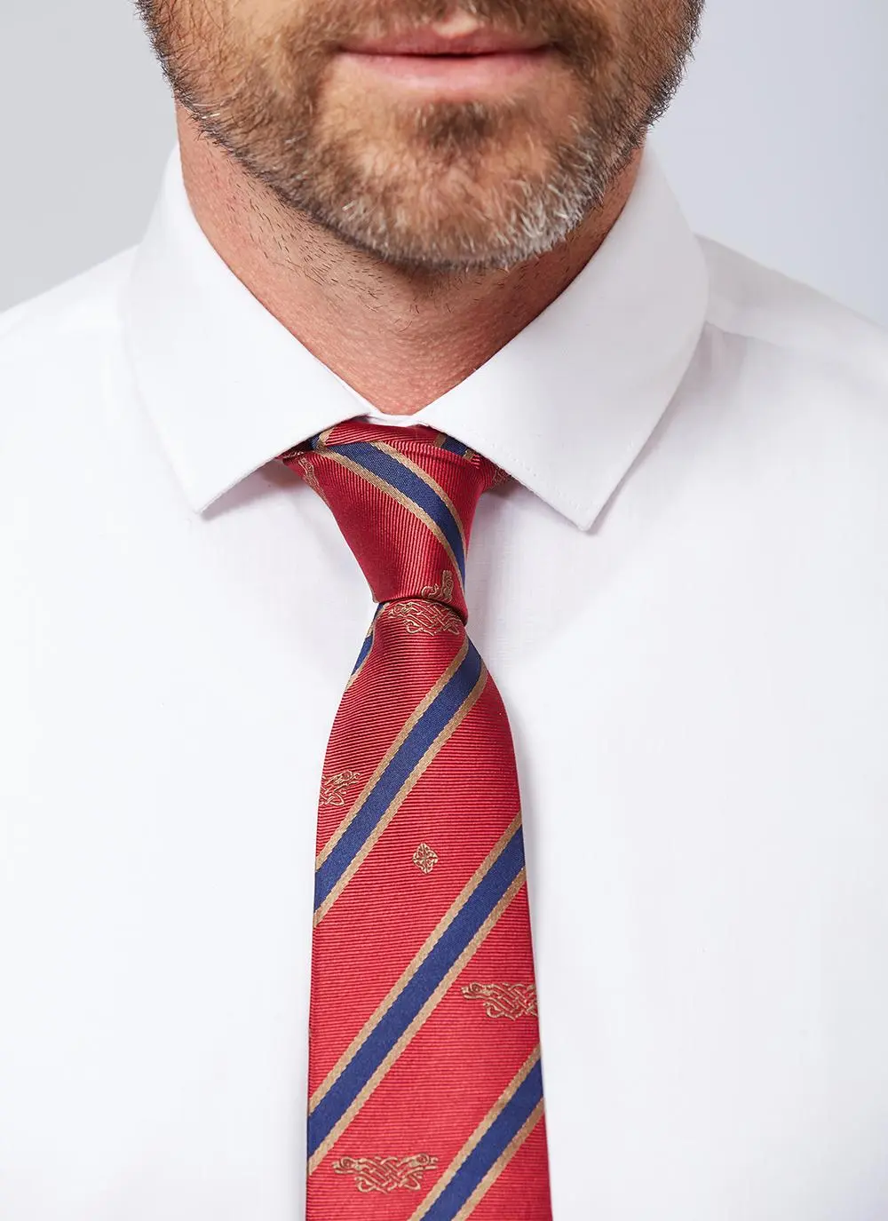 Book of Kells Red Silk Tie