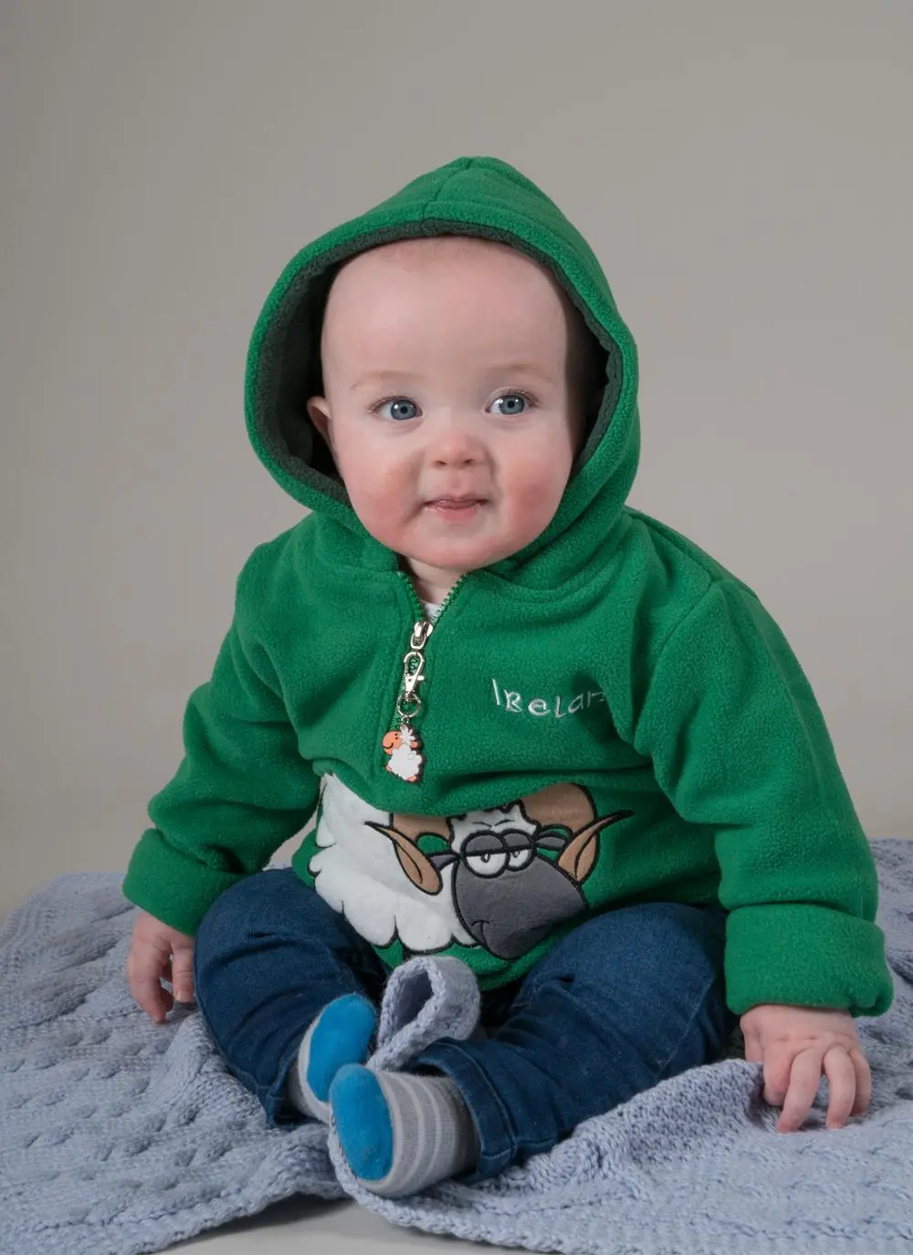 Boys Hooded Ram Fleece