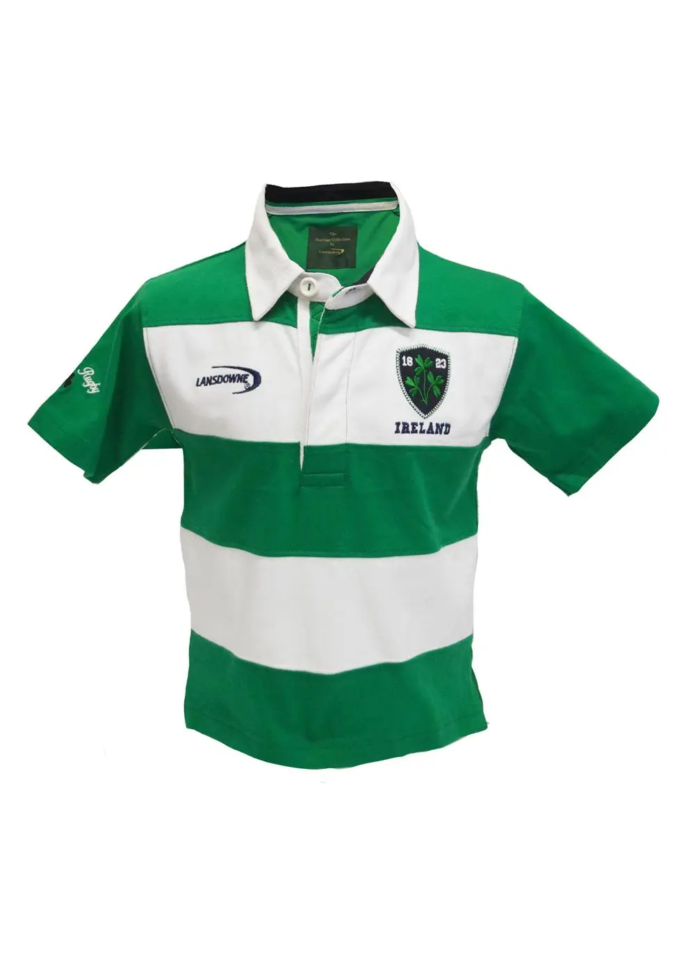 Boys Ireland Stripe Rugby Shirt