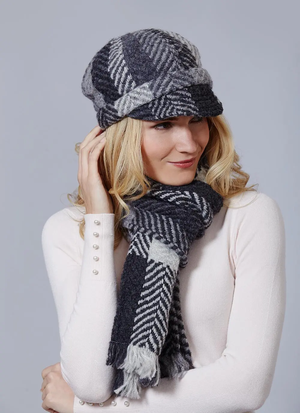 Wool Newsboy Hat