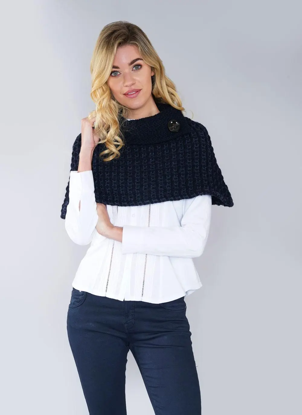 Wool Capelet Topper