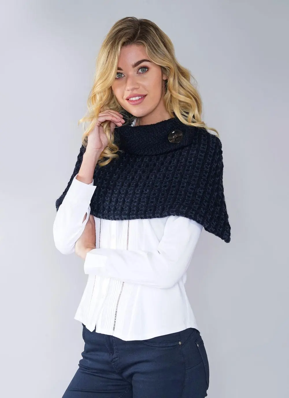 Wool Capelet Topper