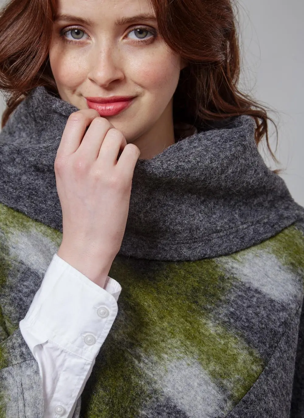 Brigid Wool Poncho