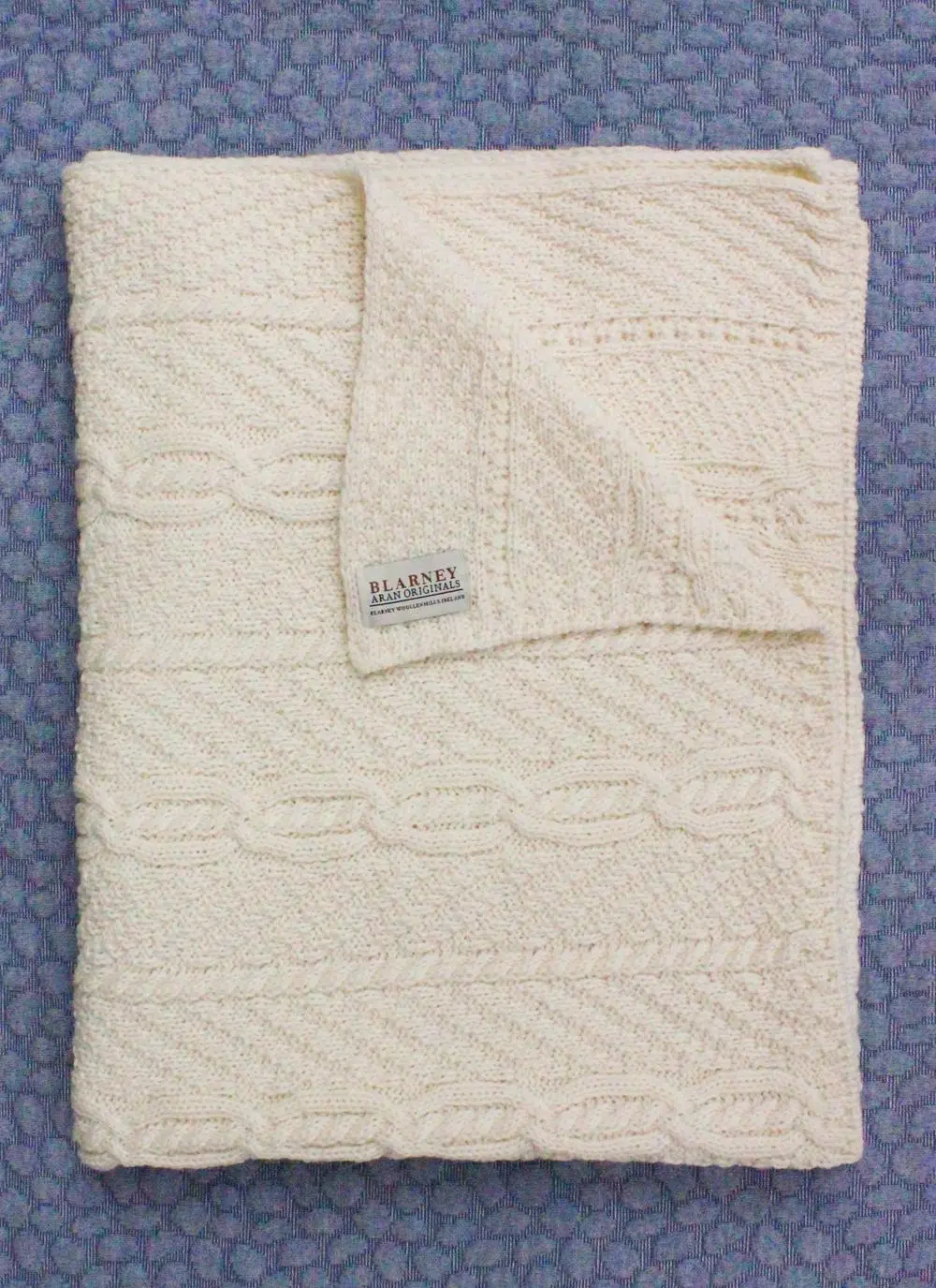 Cable Stitch Aran Throw