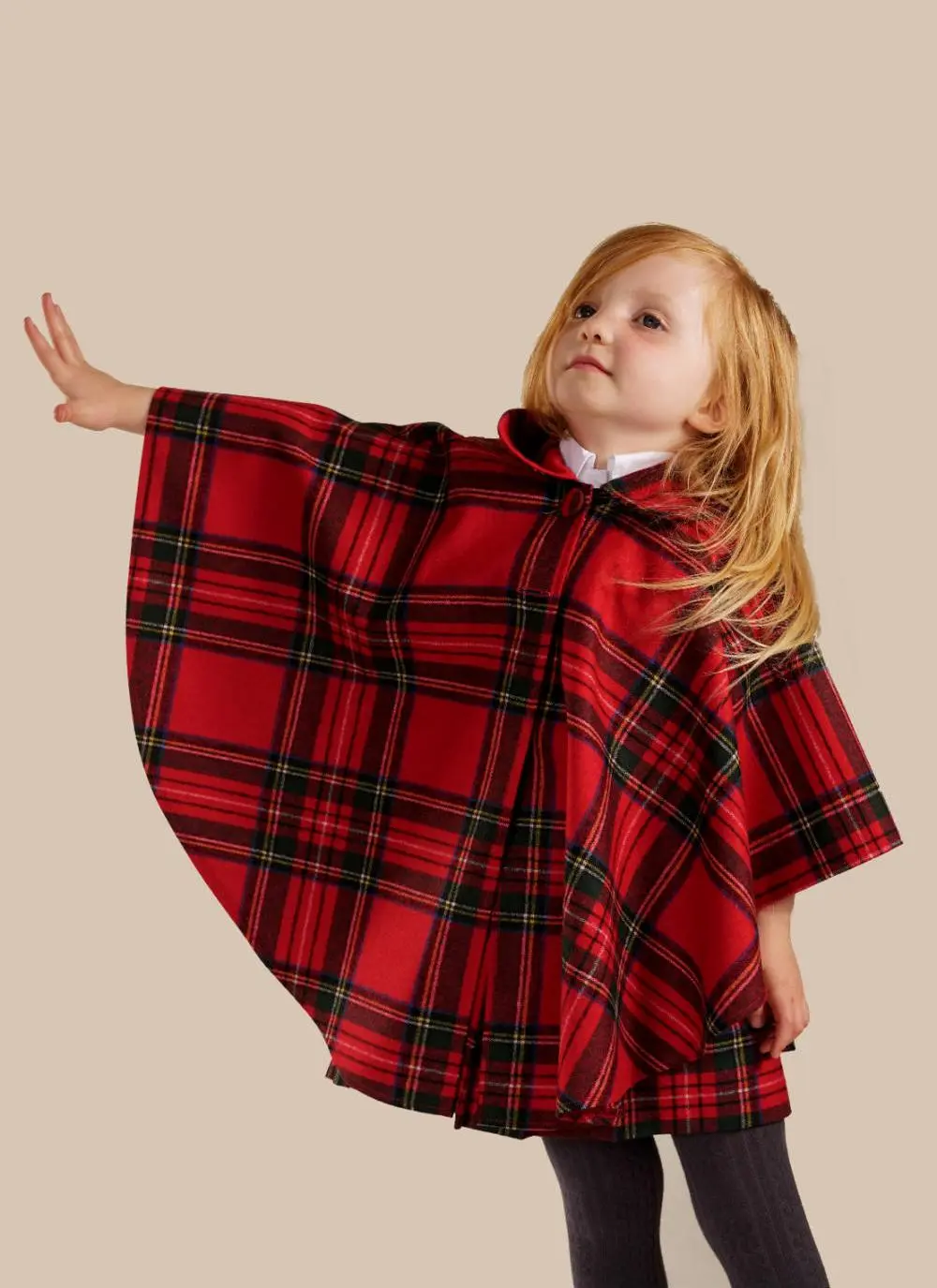 Children's Traditional Tartan Cape