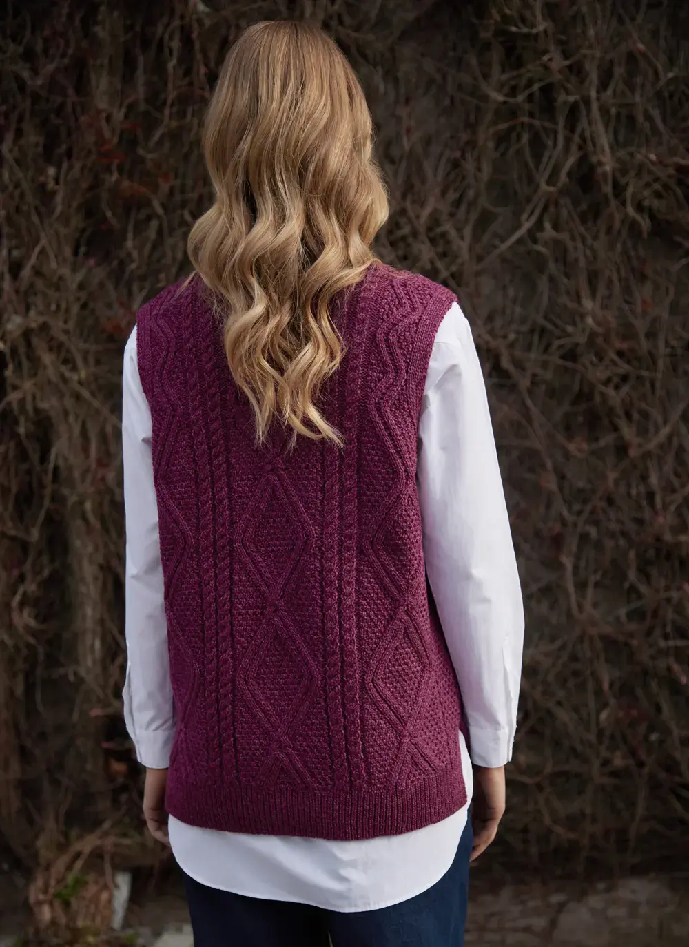 Cara Sleeveless V-Neck Sweater
