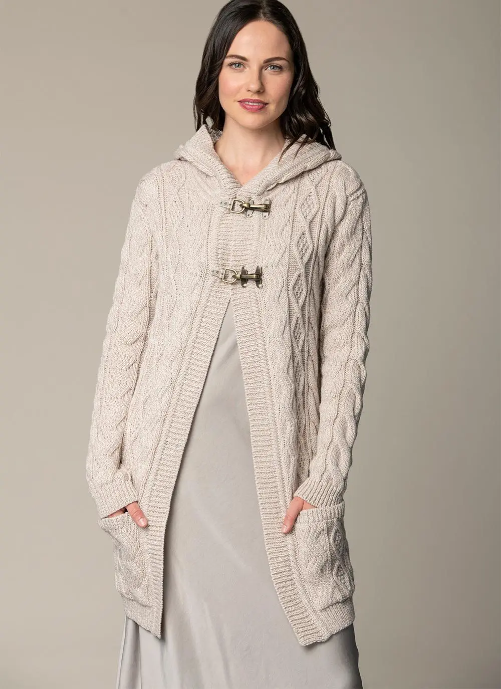 Catherine Aran Hooded Cardigan