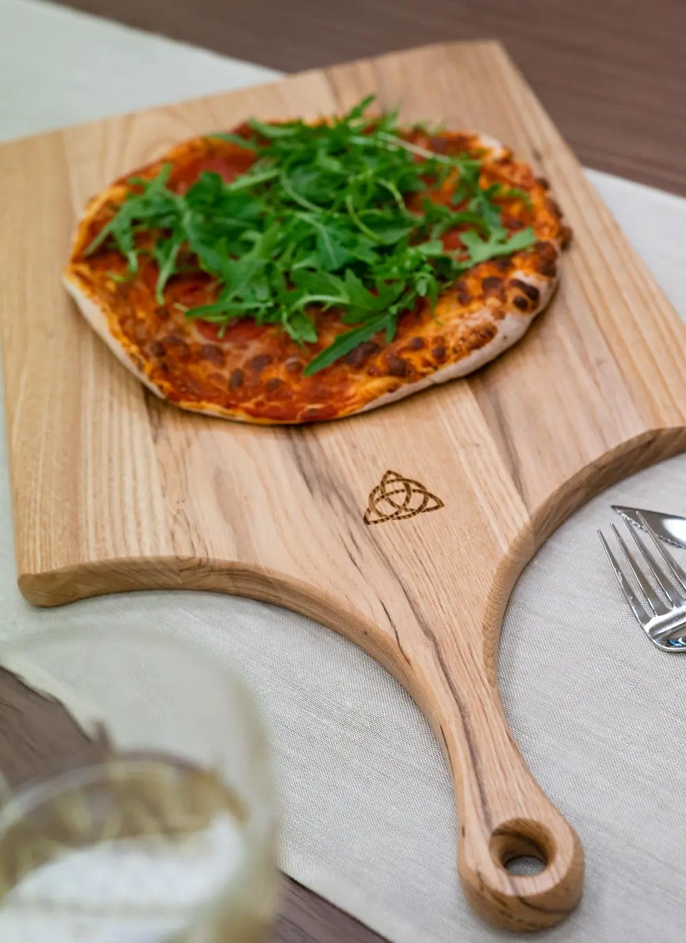 Trinity Knot Ash Wood Pizza Peel