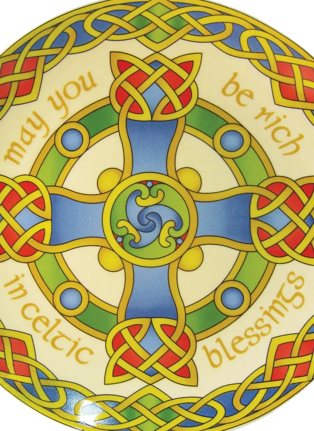 Celtic Cross 8'' Plate