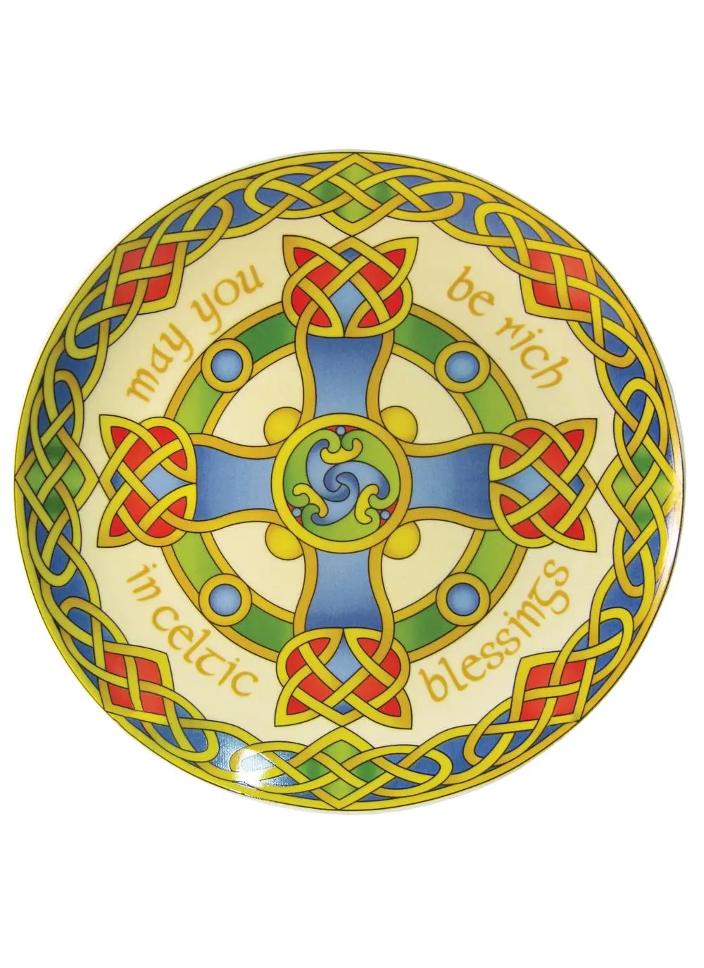 Celtic Cross 8'' Plate