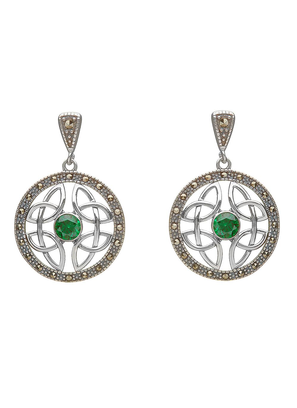 Classic Celtic Knot Design Irish-St.Patricks Day Sterling Silver Celtic Earrings Celtic Earrings