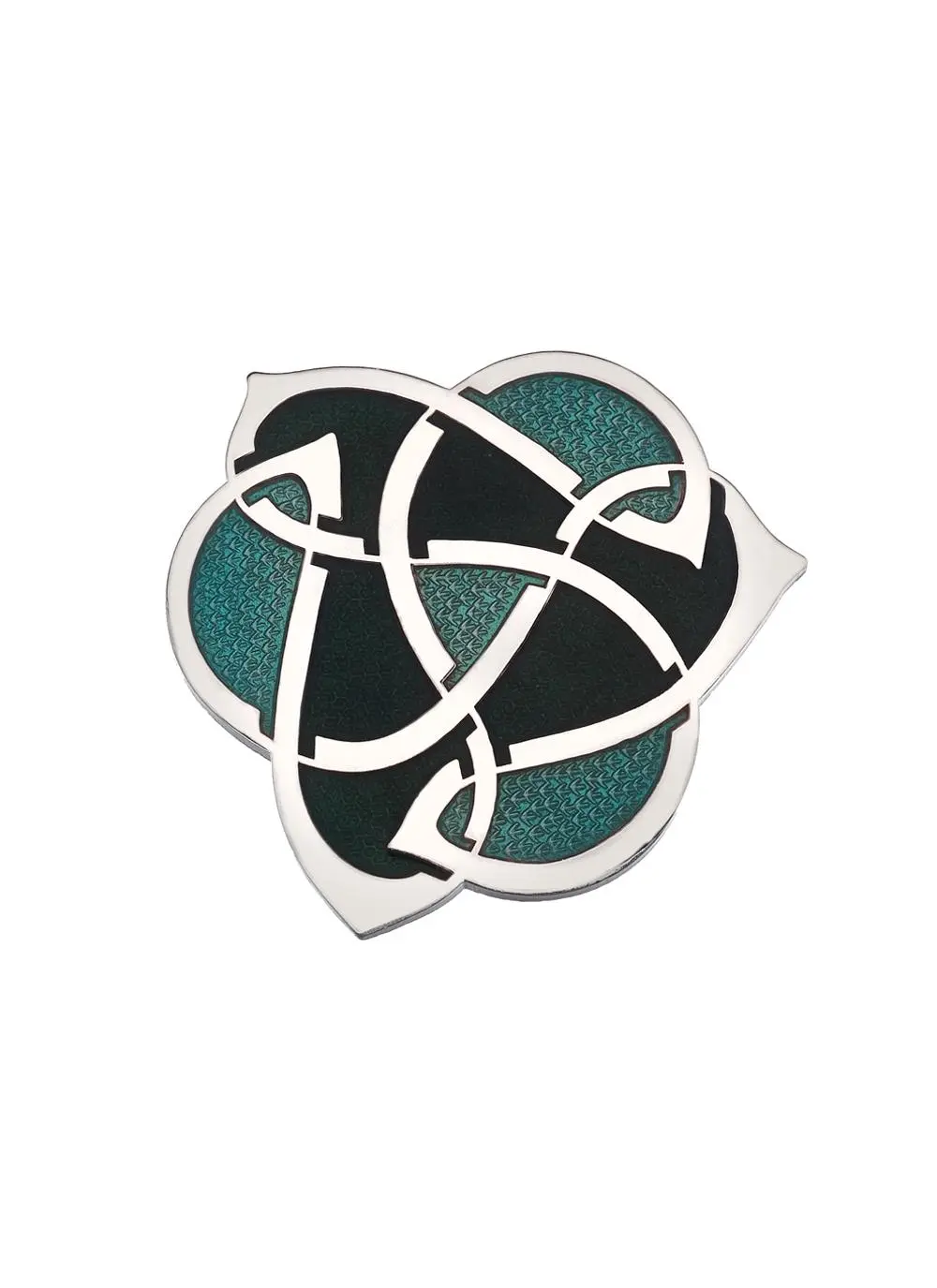 Celtic Knot Rose Brooch