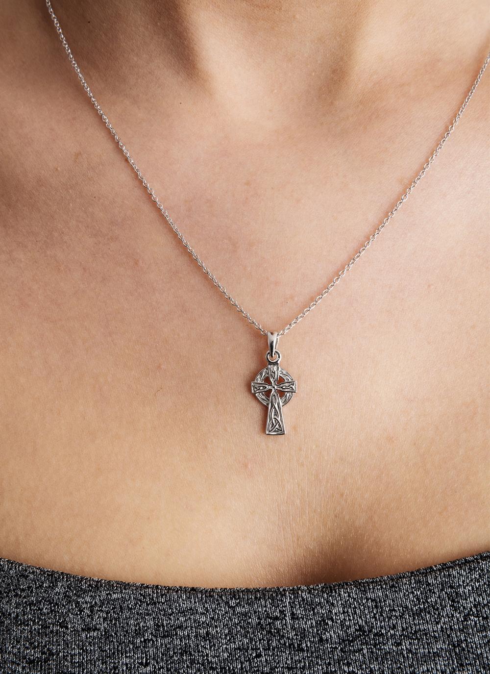 Small Silver Celtic Cross | Blarney