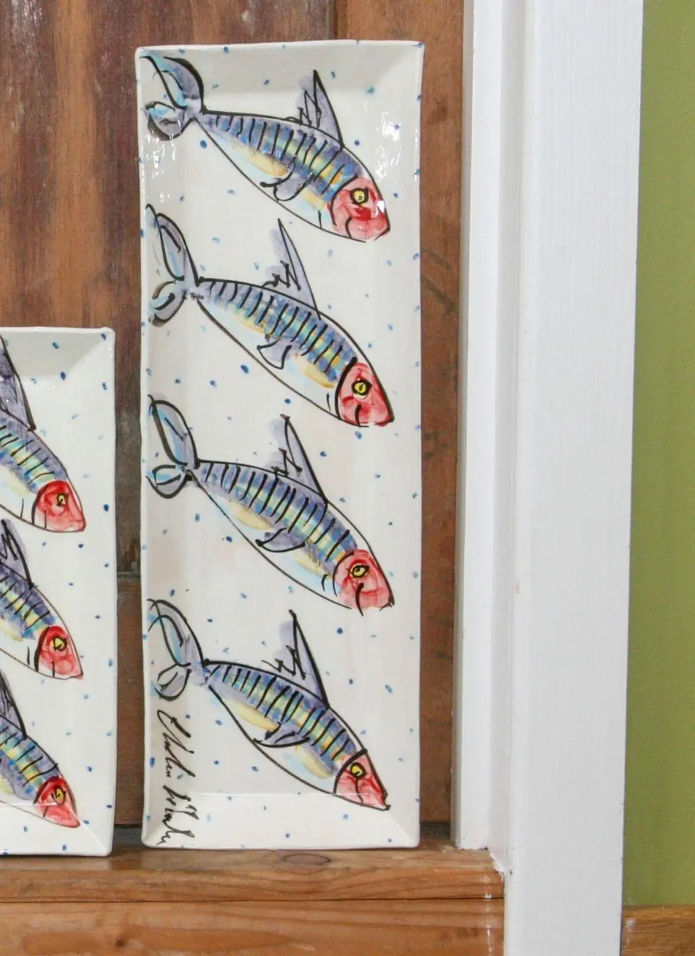 Mackerel Large Rectangular Platter