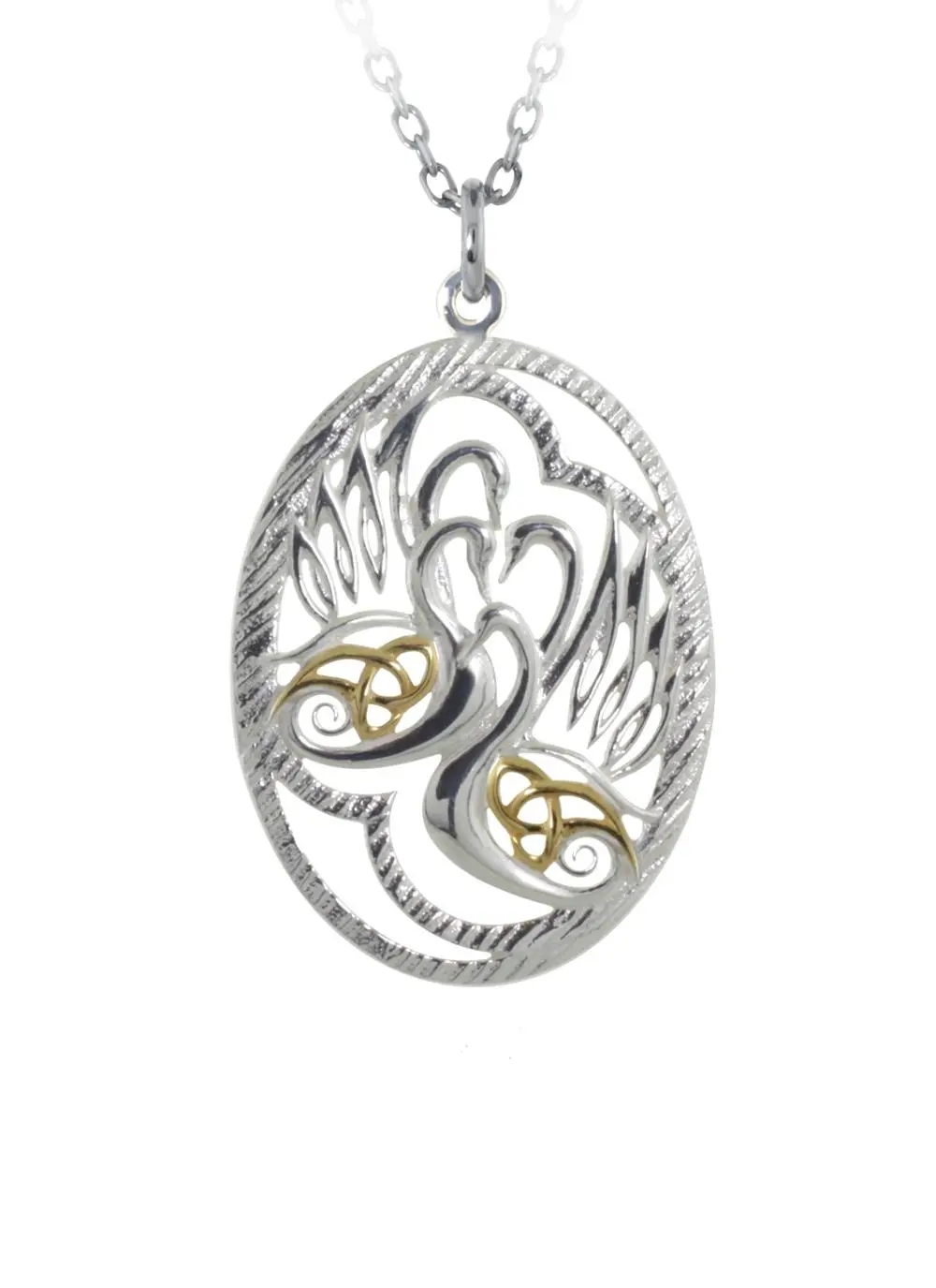 Sterling Silver Children Of Lir Pendant