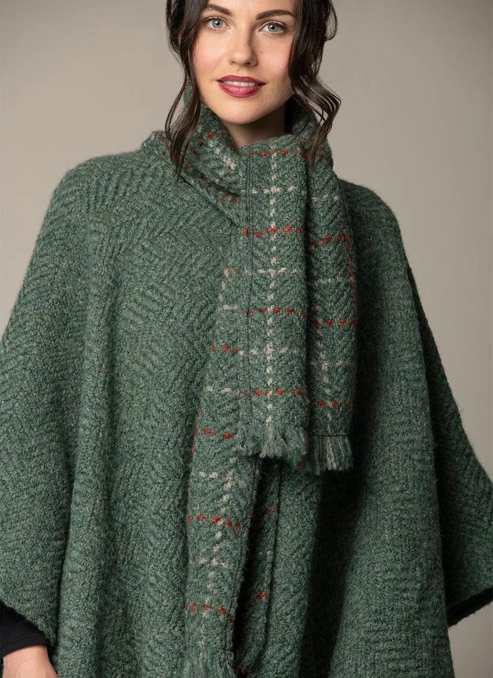Ciara Cape Loden Green