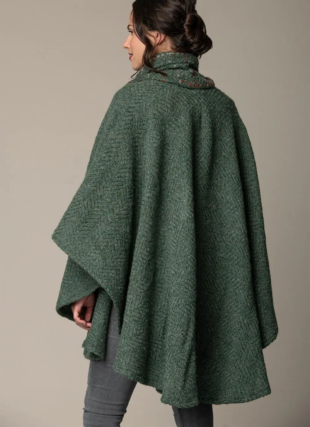Ciara Cape Loden Green