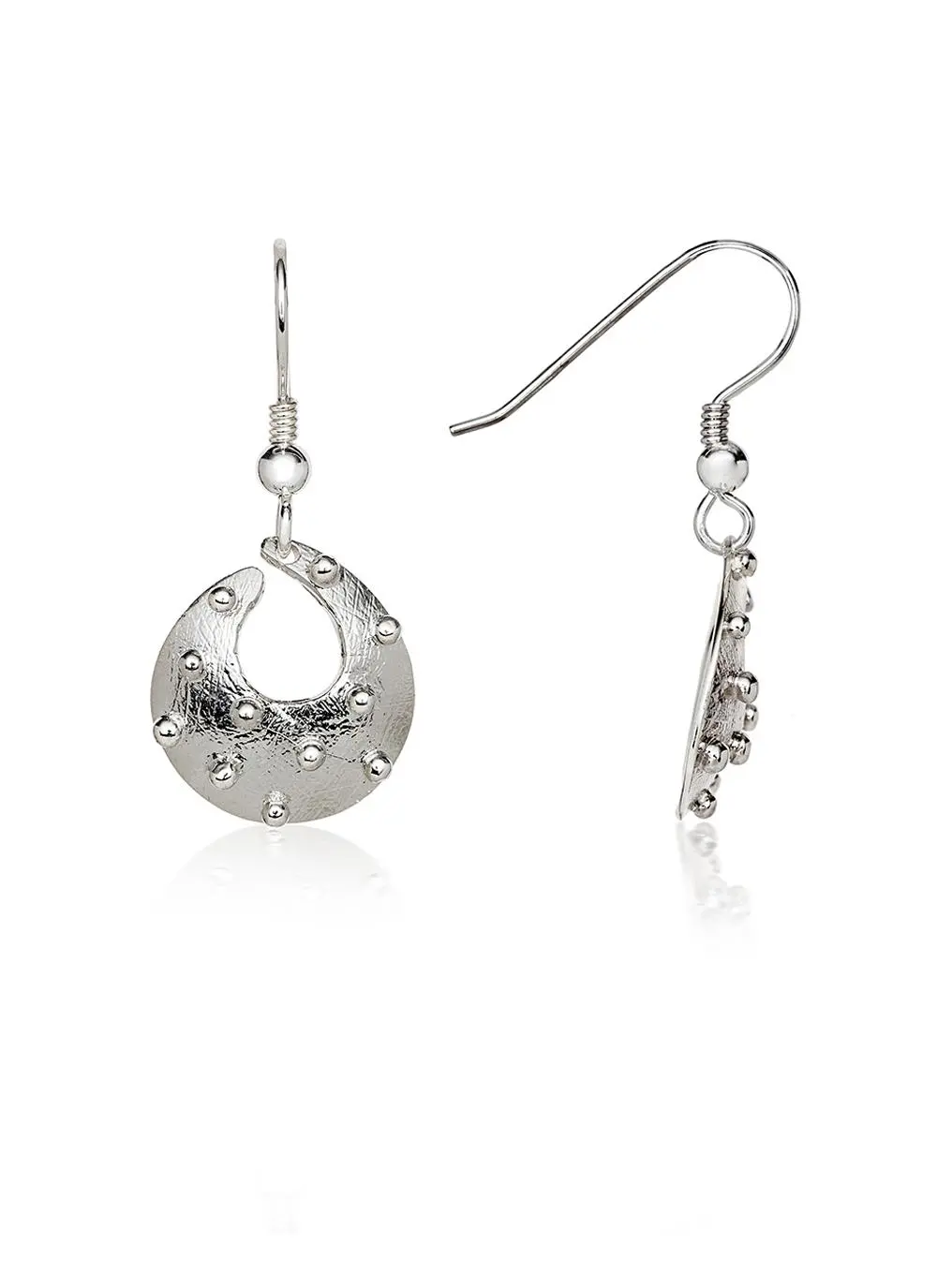 Sterling Silver Cloicin Torc Drop Earrings