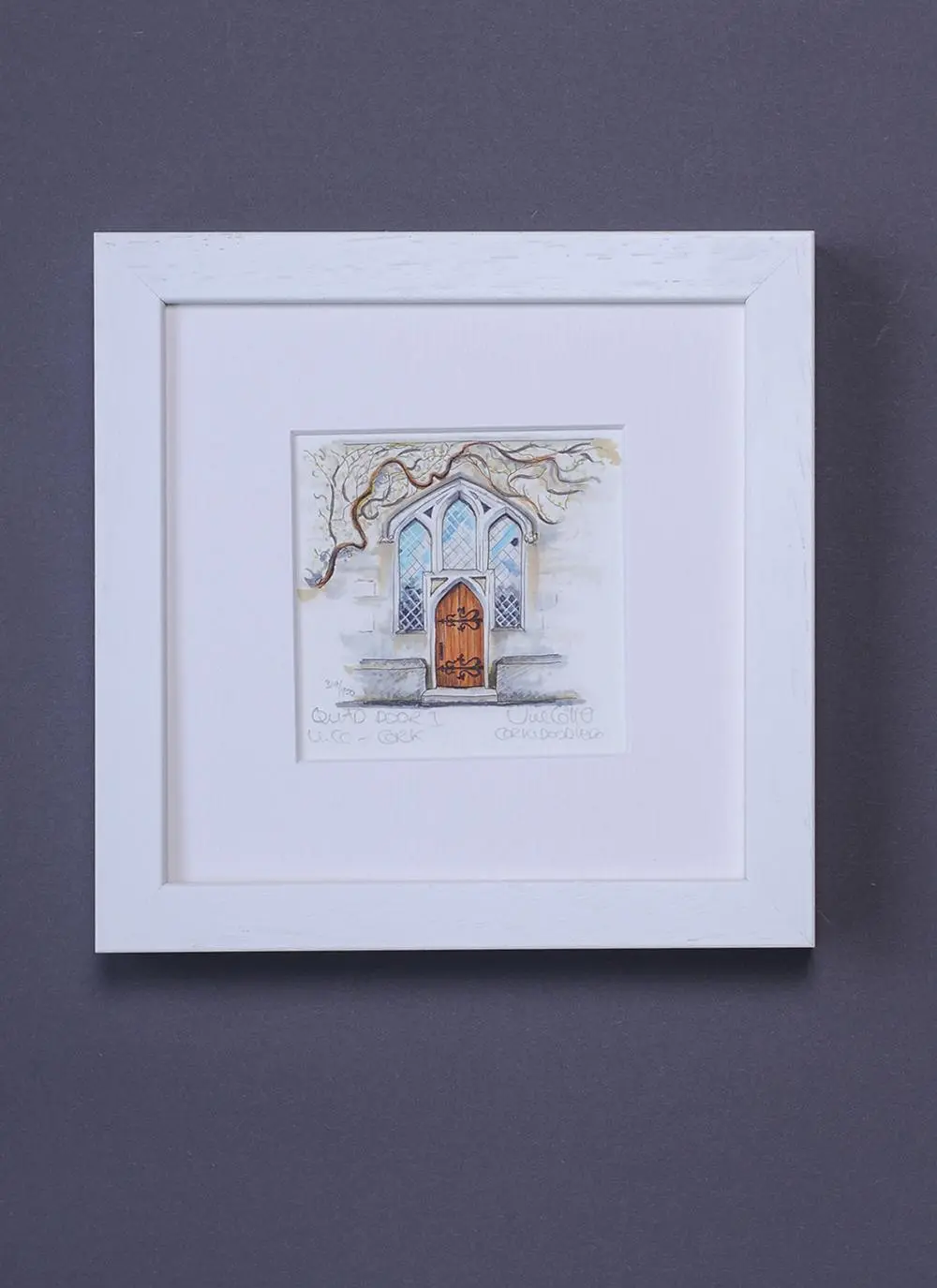 Quad Door Framed Art