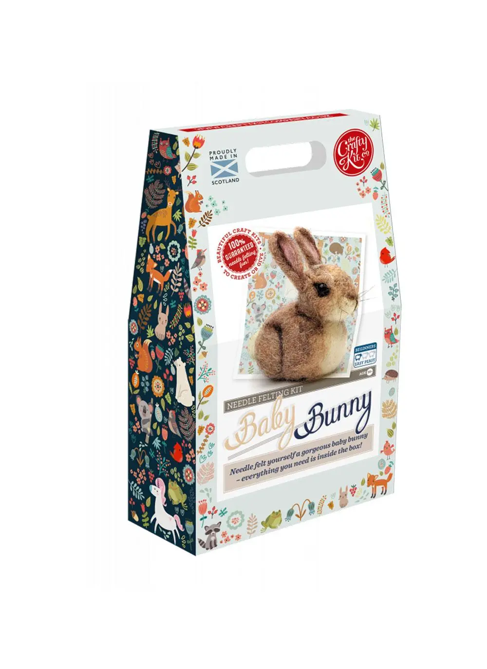 Baby Bunny Needle Felting Kit