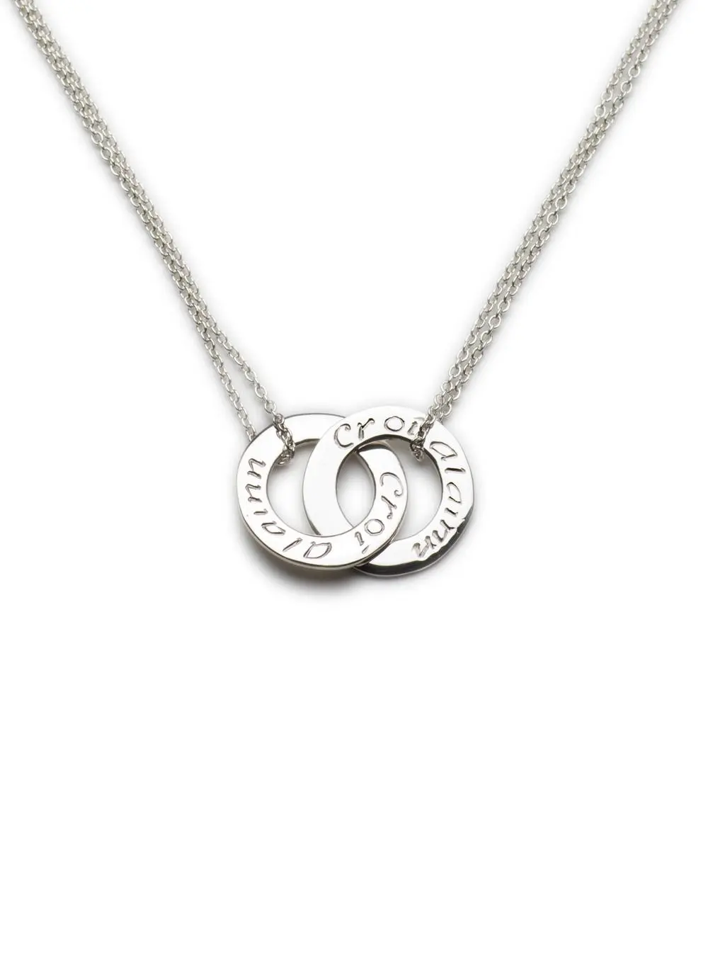 Sterling Silver Croi Alainn Double Pendant