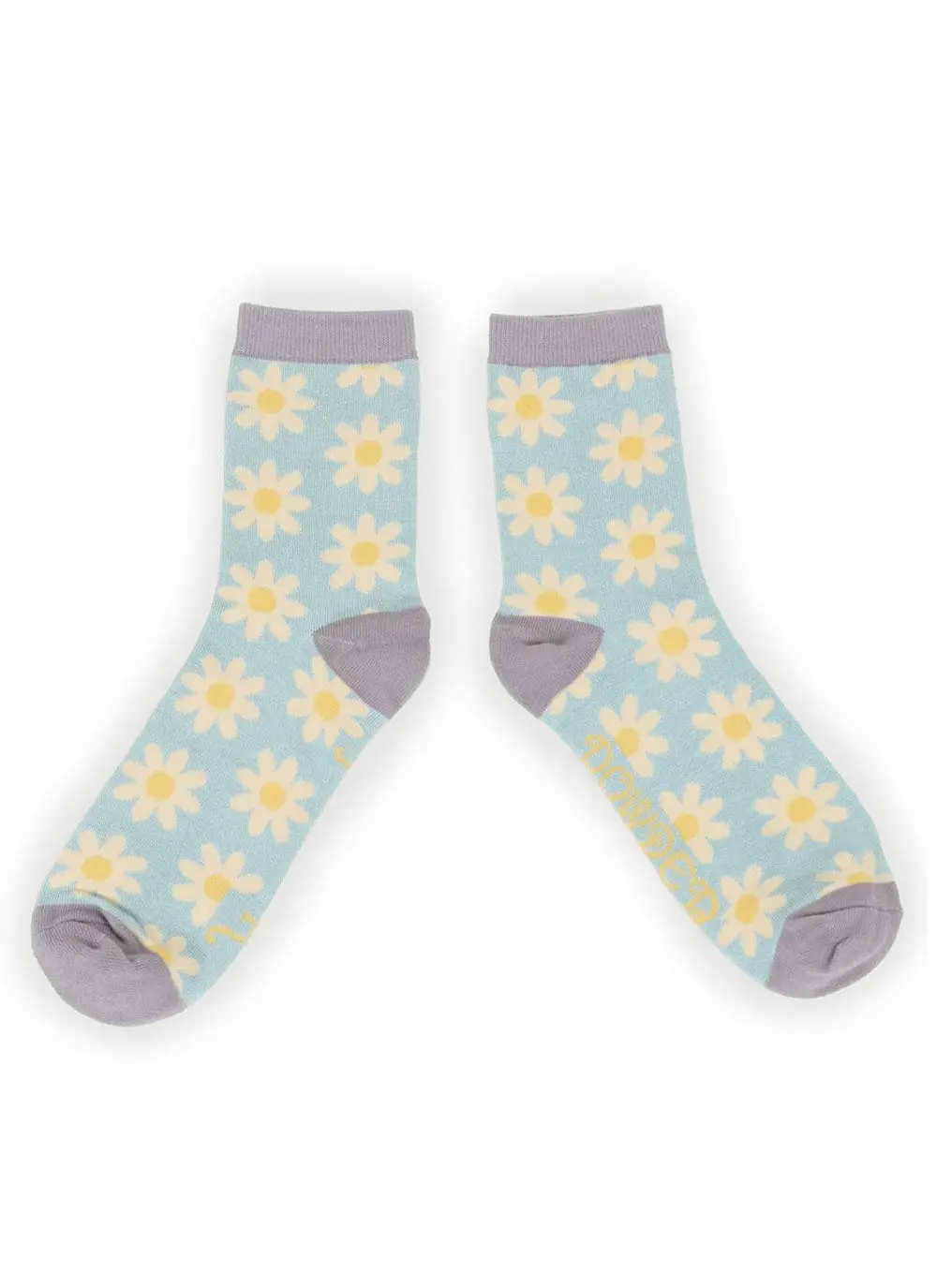 Ladies Daisy Ankle Socks Set of 2