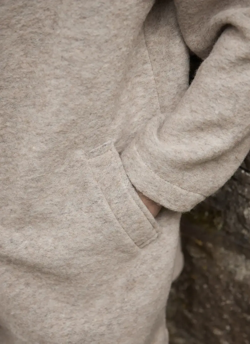 Ellie Side Button Collar Coatigan