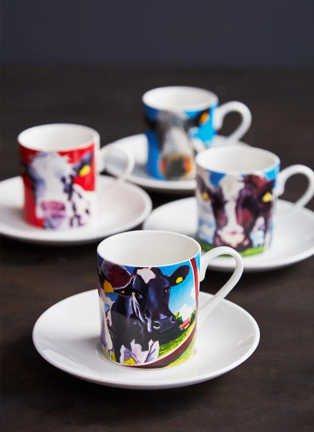 Eoin O'Connor Espresso Cups Set of 4