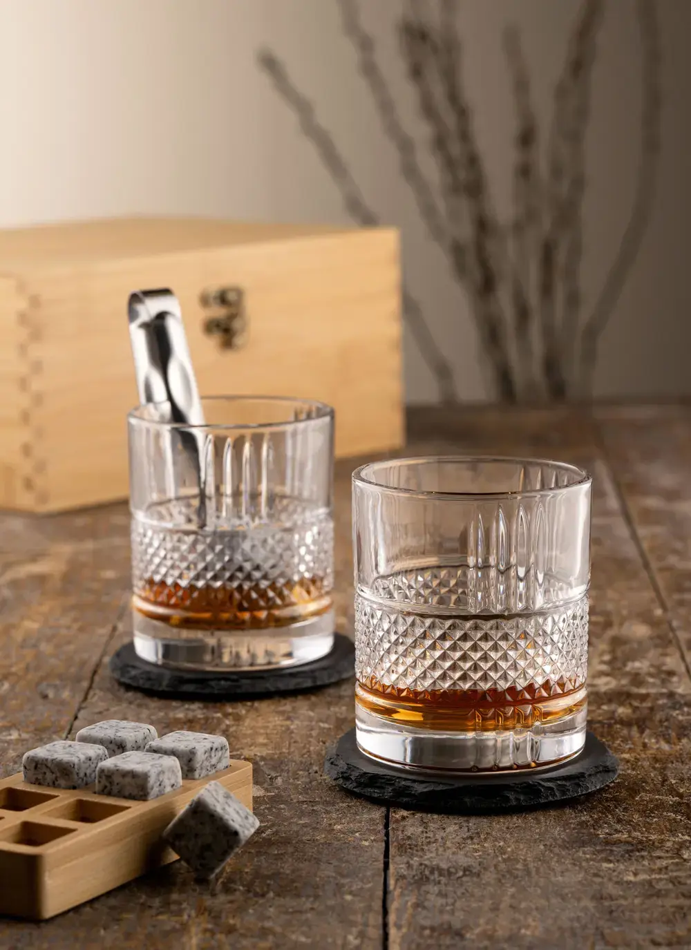 Eyre Whiskey Gift Set Irish Fathers Day Corporate Gift Crystal With Box