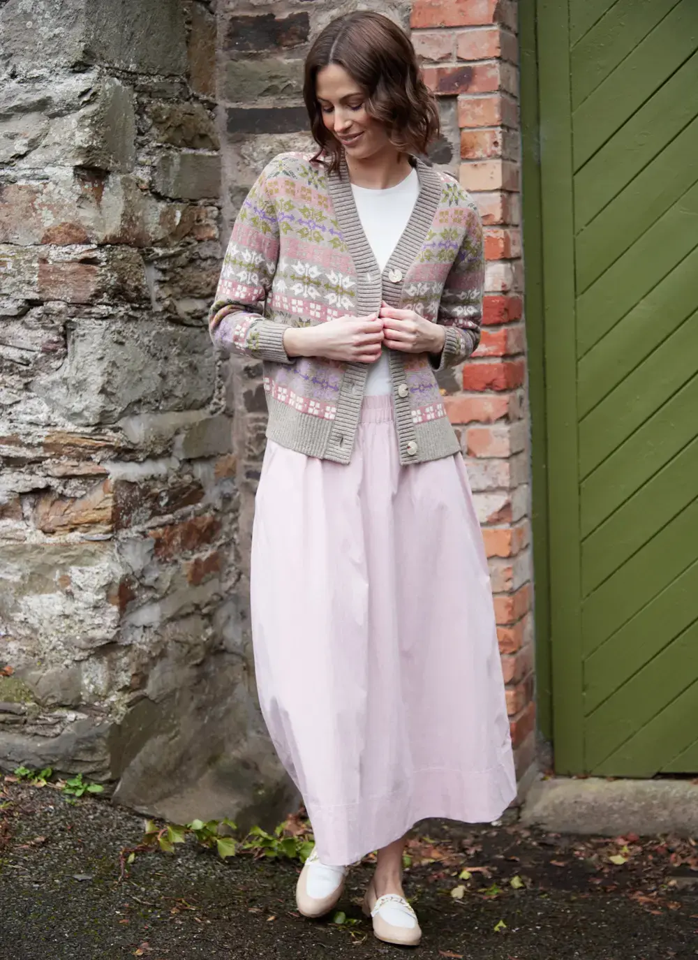 Fairisle V-Neck Cardigan