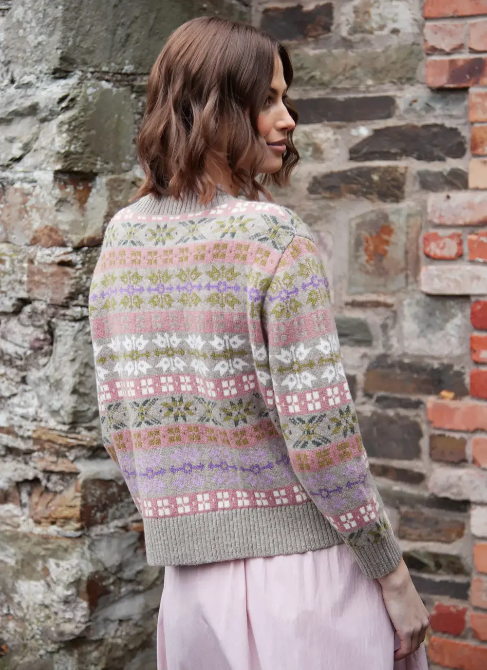 Fairisle V-Neck Cardigan