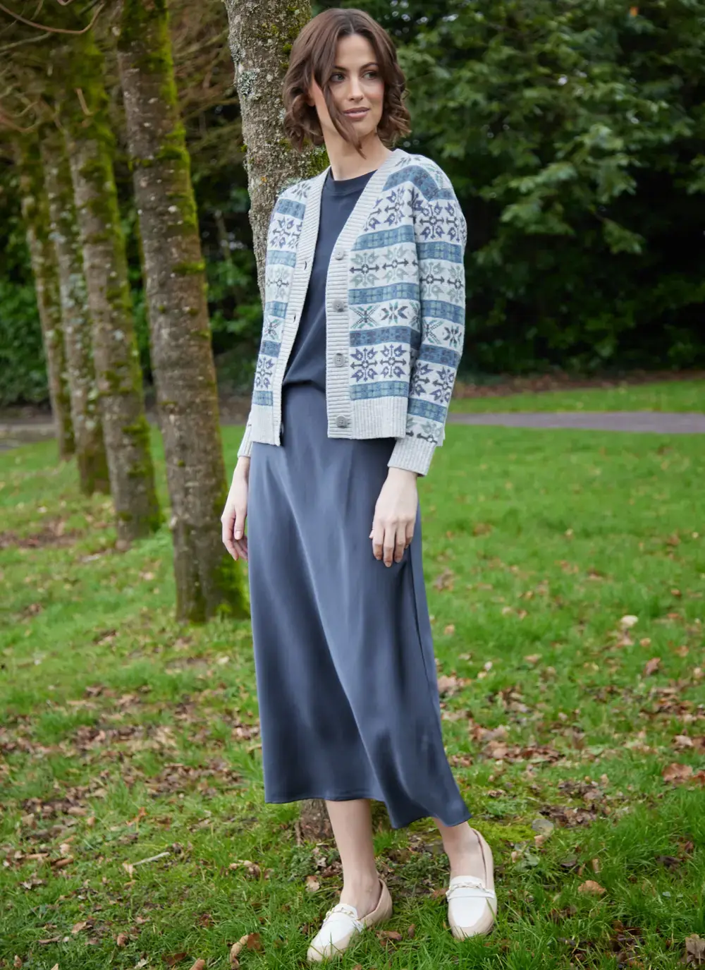 Fairisle V-Neck Cardigan