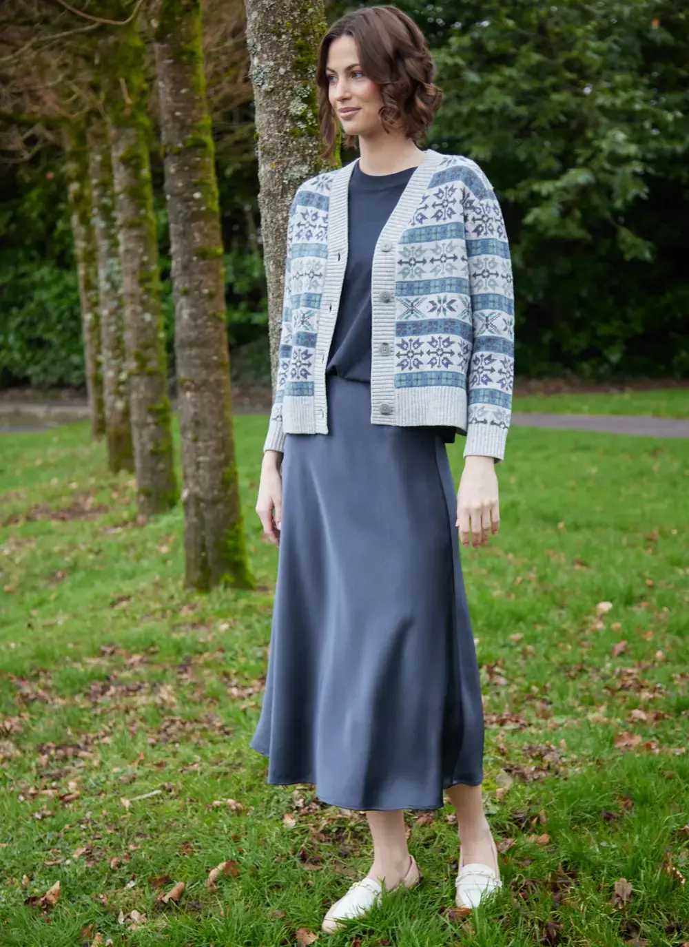 Fairisle V-Neck Cardigan
