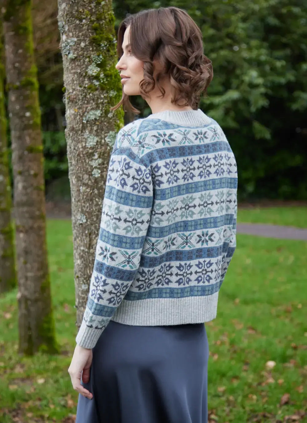 Fairisle V-Neck Cardigan