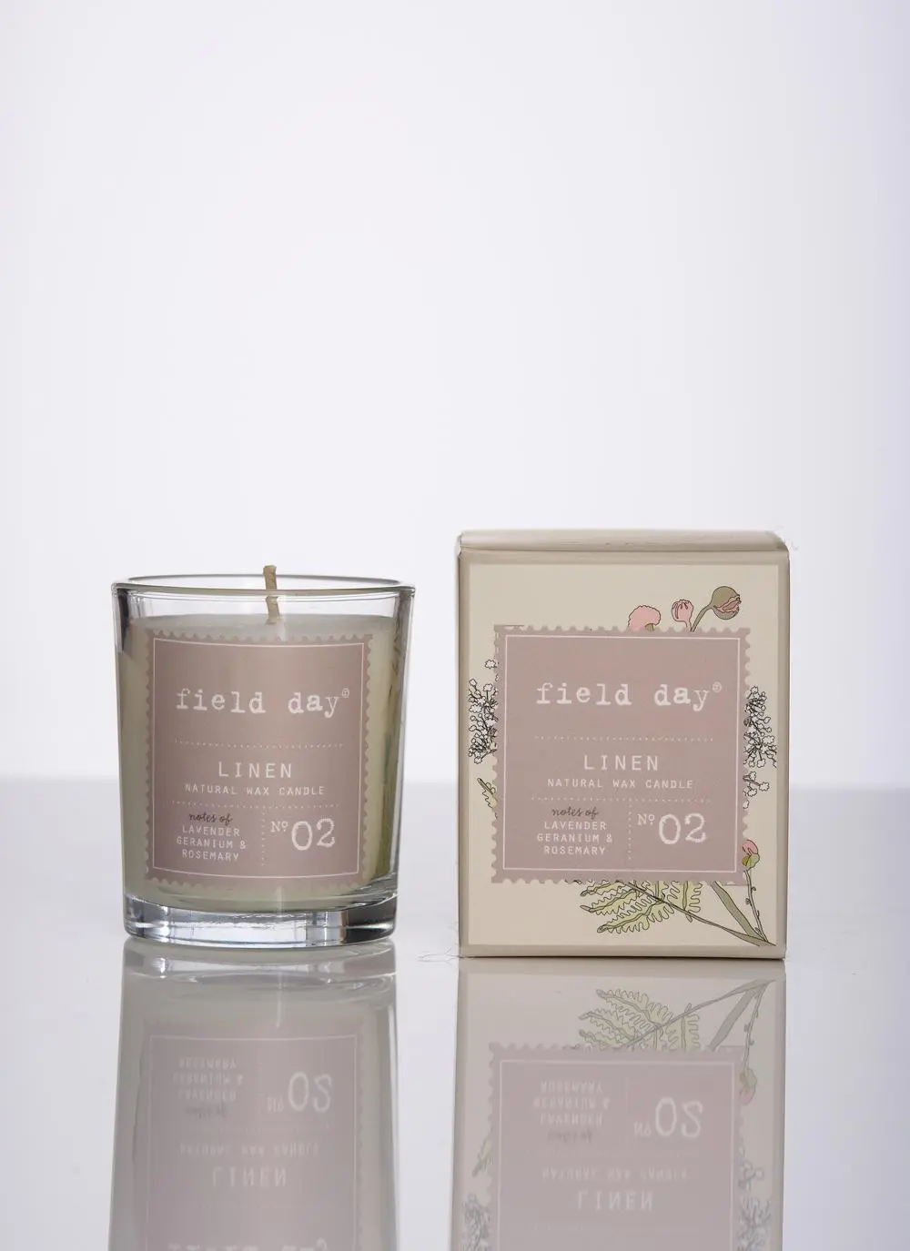 Linen Votive Candle