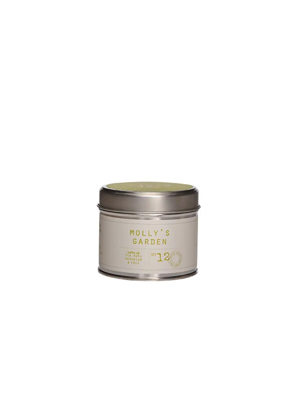 Molly's Garden Tin Candle