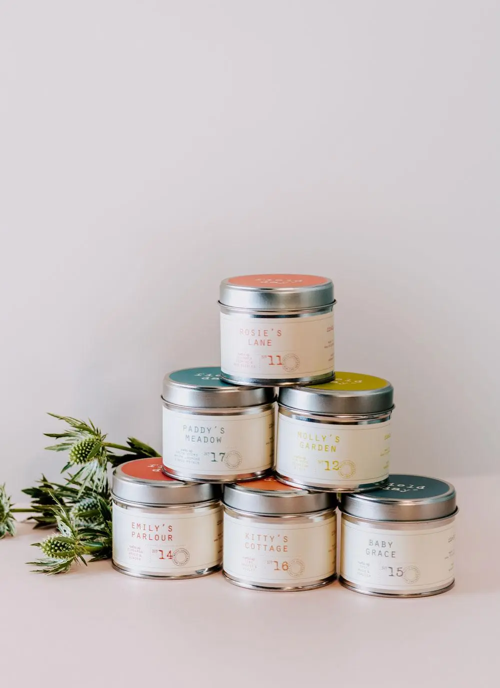 Kitty's Cottage Tin Candle