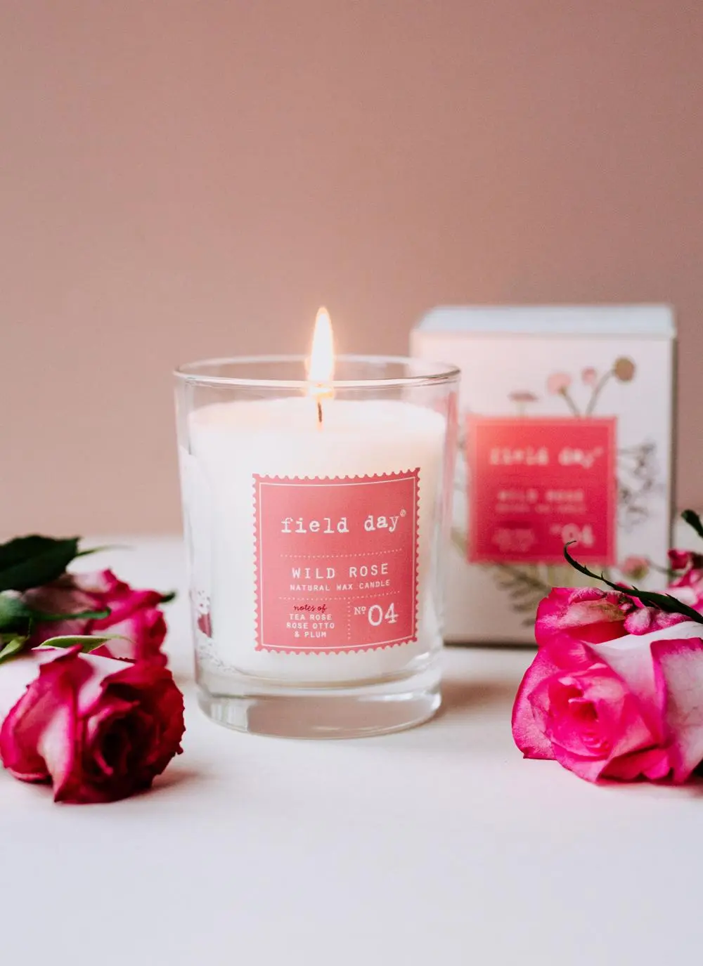 Wild Rose Votive Candle